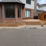 IPE deck and planters unoiled kanata