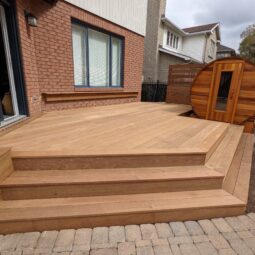 IPE deck and stair unoiled kanata
