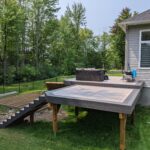 cabana earl grey composite deck no railing back kanata