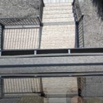 cabana earl grey deck staircase birdseye