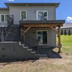 composite decking fortress railing deck rockwell front