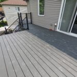 dark gray trex composite decking deck top rockwell