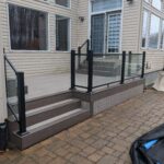 fiberon cabana latte decking fortress glass railing barhaven left