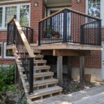 fortress black railing cedar drinkrail westborough final center