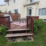 old painted pressure treated deck kanata