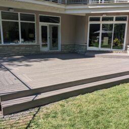 trex rocky harbour backyard deck