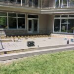 trex rocky harbour backyard deck installation process